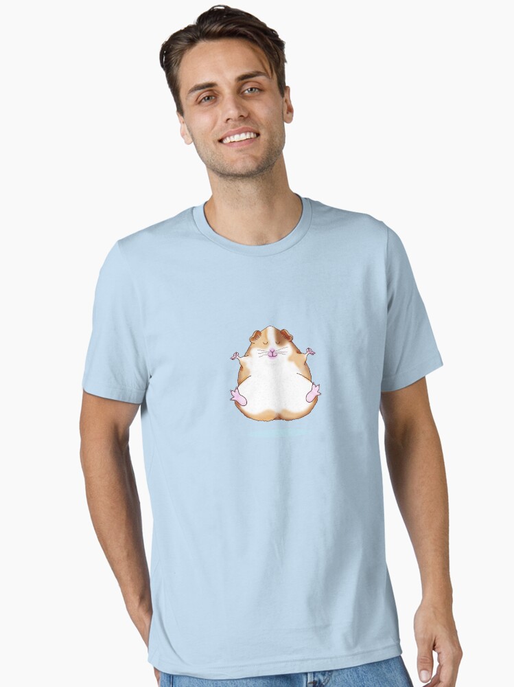 Thumbnail 1 of 7, Essential T-Shirt, Zen Guinea Pig Meditating designed and sold by jitterfly.