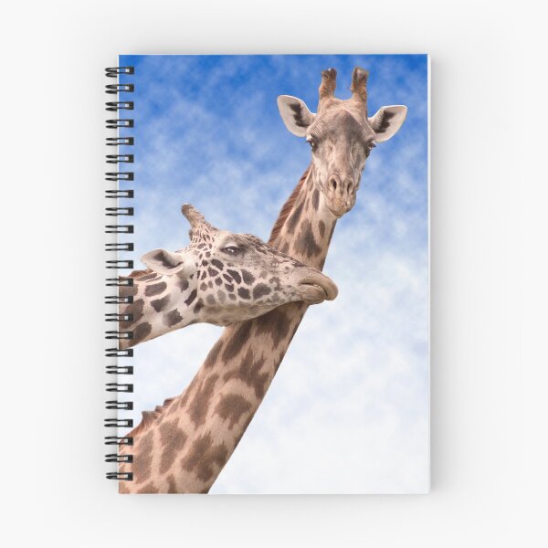 Item preview, "Necking" - giraffes showing affection designed and sold by ArtThatSmiles.