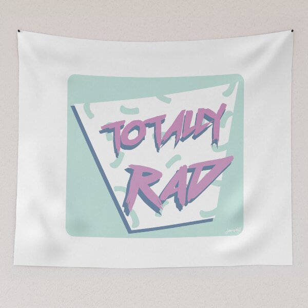 Aperçu de l'œuvre Totalement Rad 80s créée et vendue par jamisundesigns.