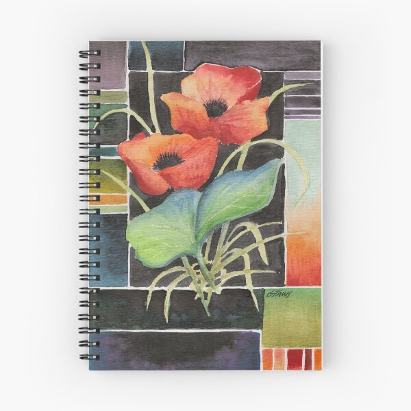 Item preview, TWO POPPIES - AQUAREL designed and sold by RainbowArt.