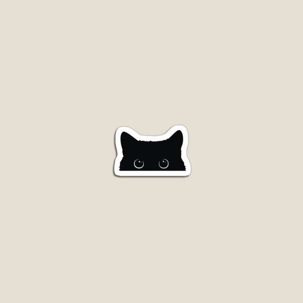 Cute Black Cat Magnet
