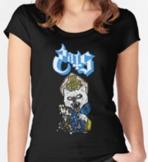 Papstkatze Tailliertes Rundhals-Shirt