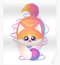 Kitten Curiosity Poster