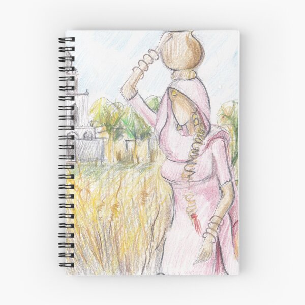 Item preview, Punjabi village girls  designed and sold by Sukhpal Grewal Ethnic Art.