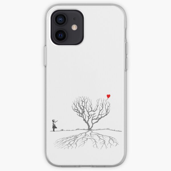 Banksy Heart Tree iPhone Soft Case