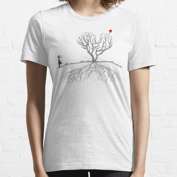 Banksy Heart Tree Essential T-Shirt