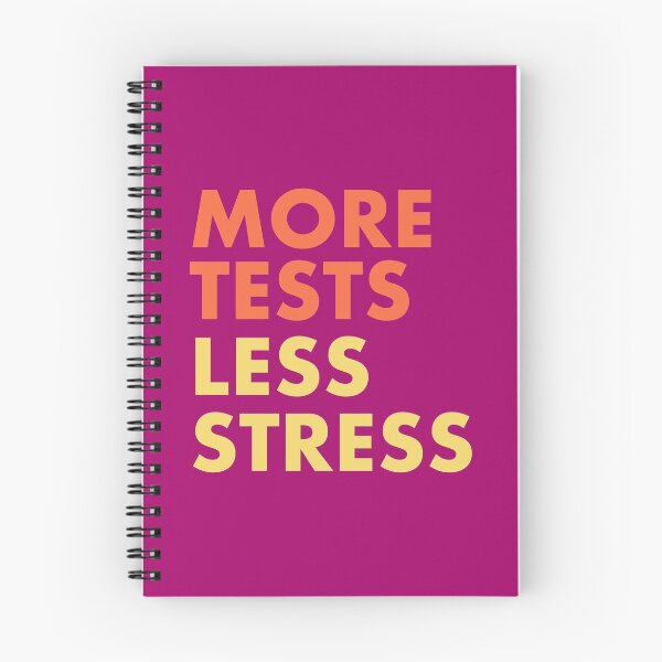 Item preview, More Tests Less Stress - Sunset edition designed and sold by Trish Khoo.