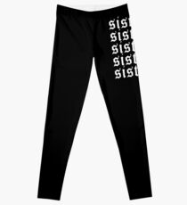 Sisters James Charles Merch Repeat White Leggings