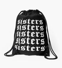 Schwestern James Charles Merch Repeat White Rucksackbeutel