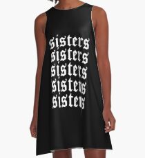 Sisters James Charles Merch Repeat White A-Line Dress