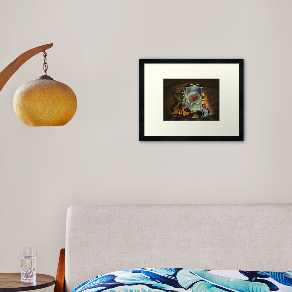 Item preview, Framed Art Print designed and sold by Lizustration.