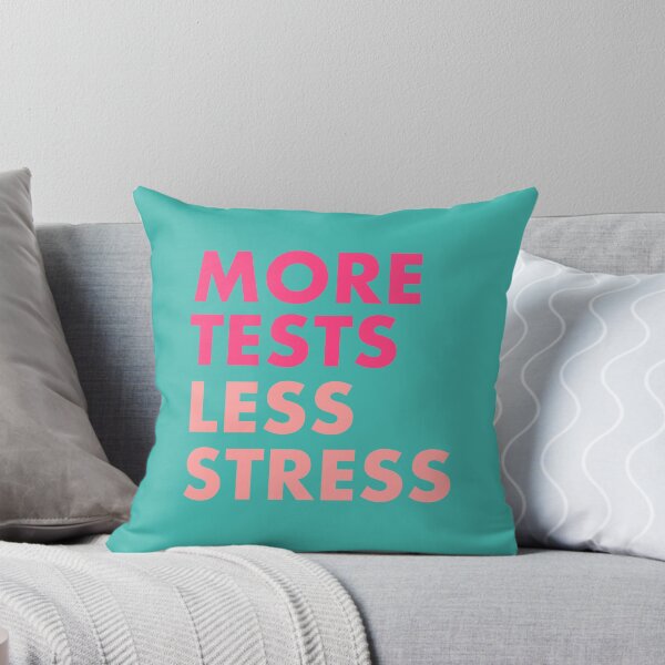 Item preview, More tests less stress - Berry edition designed and sold by Trish Khoo.