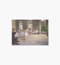 Edgar Degas French Impressionism Oil Painting Ballerinas Rehearsing Dancing Art Board Print