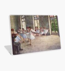 Edgar Degas French Impressionism Oil Painting Ballerinas Rehearsing Dancing Laptop Skin