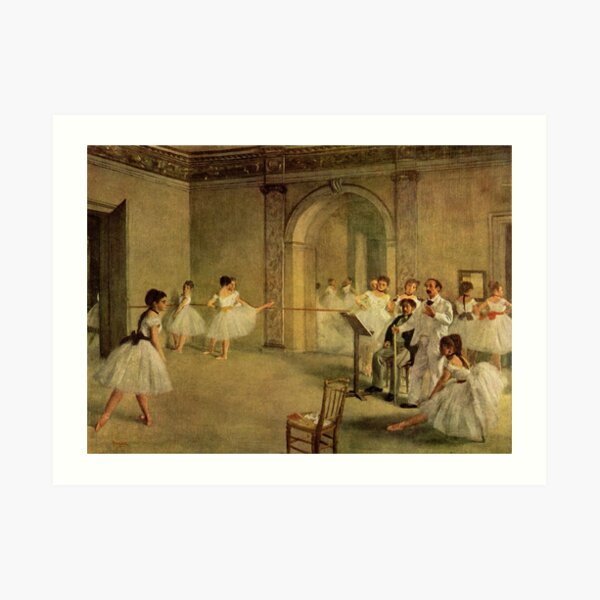 Edgar Degas. The Dance Class, 1873. Art Print for Sale by museumshop3