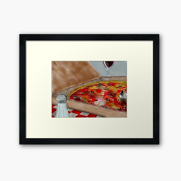 Table for One Framed Art Print