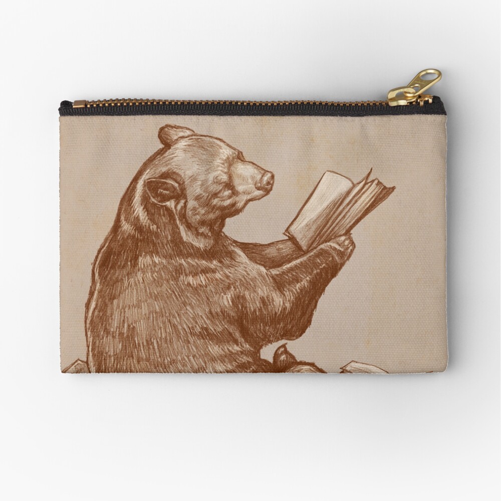 Libearian Zipper Pouch