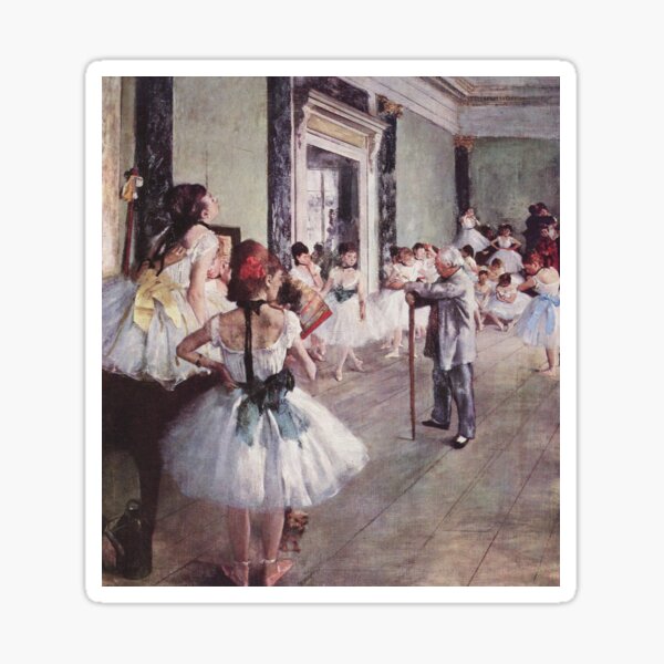 Item preview, Edgar Degas French Impressionism Oil Painting Ballerinas Rehearsing designed and sold by ⭐⭐⭐⭐⭐ Art Geeky.