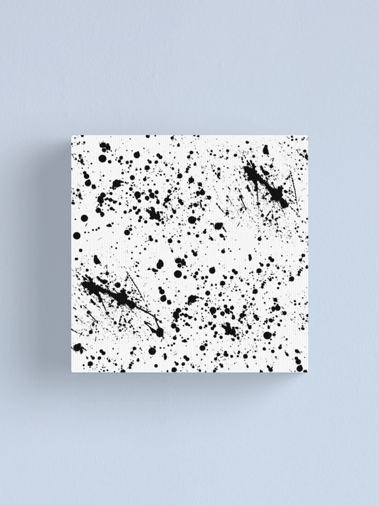 White Paint Splatter Art Board Print for Sale by starrylite