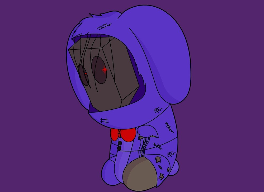 bonnie withered fnaf chibi drawing redbubble