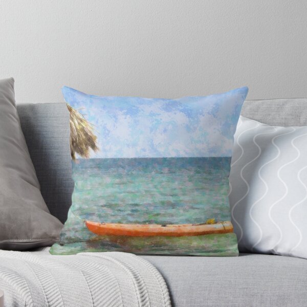 Aperçu de l'œuvre Beach hut and kayak créée et vendue par lowodesigns.