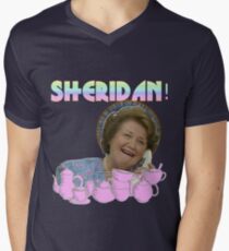 SHERIDAN WOULD BE APPALLED KEEPING UP APPEARANCES V-Neck T-Shirt