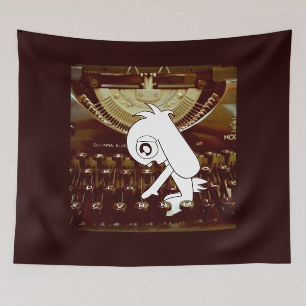 Item preview, Retro Typewriter  Lop Bunny designed and sold by suekieper.