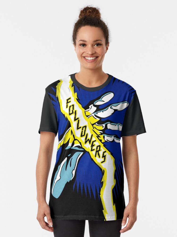 Alternate view of Comic Hands - Followers Graphic T-Shirt