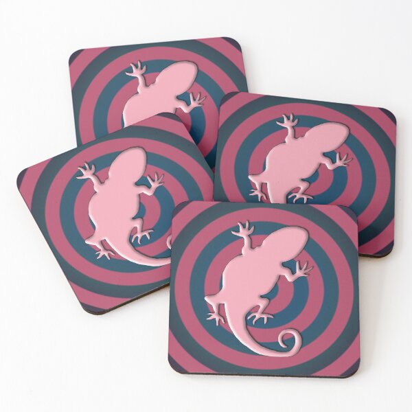 Item preview, LEAPING LIZARDS, PINK LIZARD designed and sold by Heidi Baldwin.