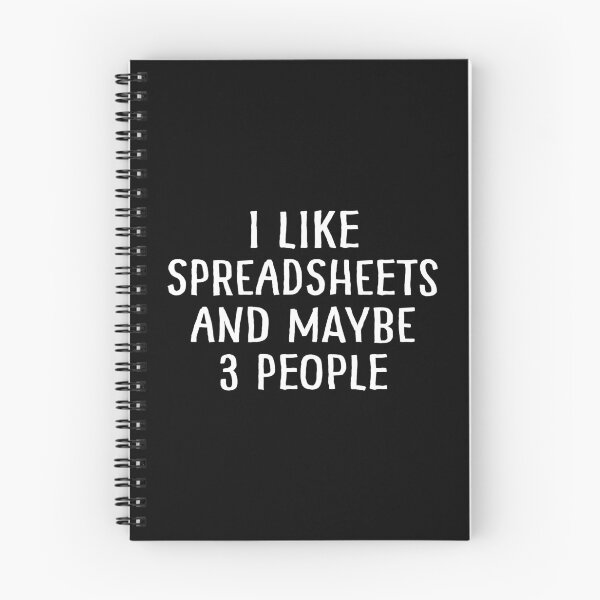 Item preview, I Like Spreadsheets and Maybe 3 People designed and sold by teesaurus.