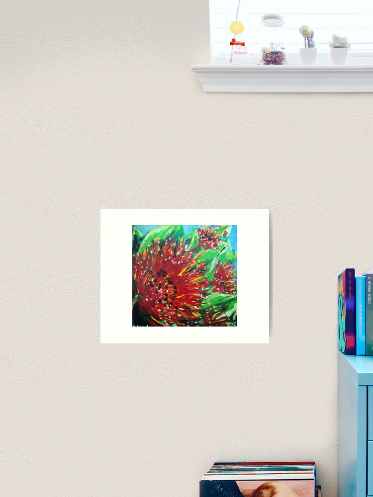 Pohutukawa, Native Christmas tree of Aotearoa Art Print for Sale