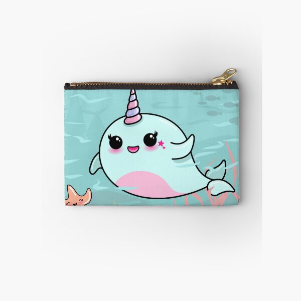 Item preview, Narwhal and starfish kawaii designed and sold by Pendientera.