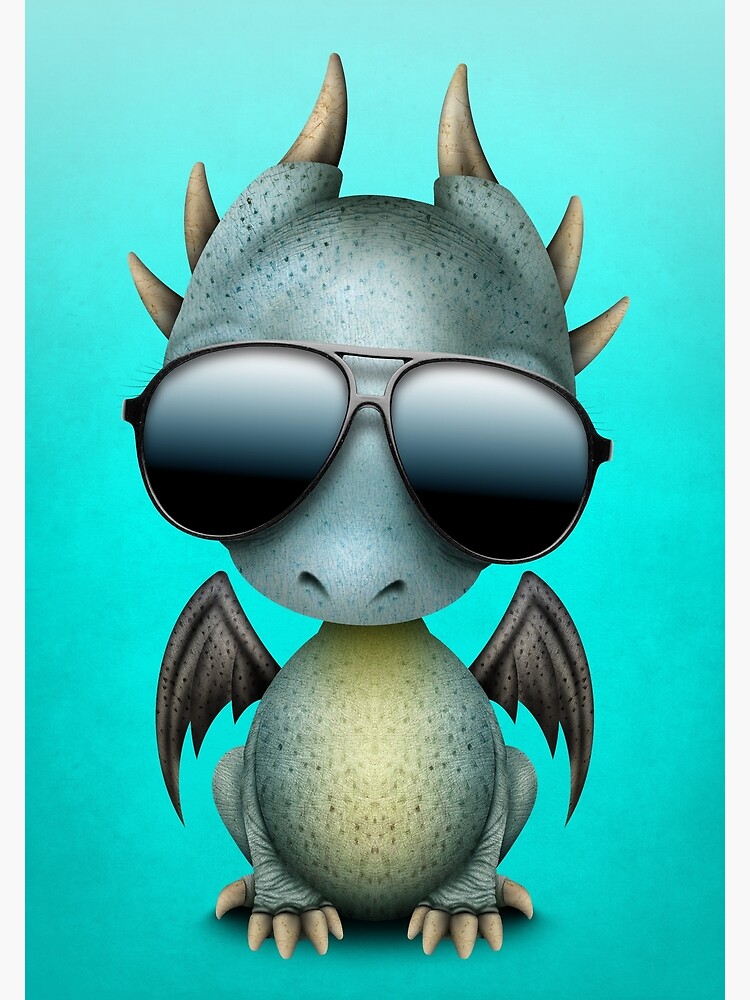 dragon wearing sunglasses