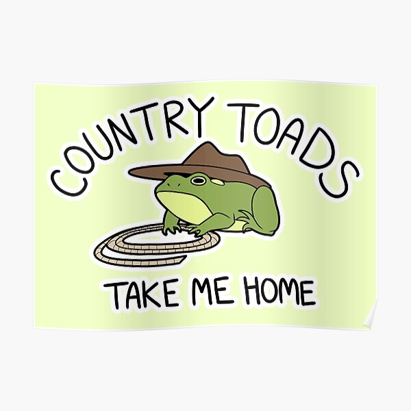 Country Toads Poster
