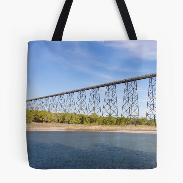 Item preview, Potash Cars Crossing the High Level Bridge designed and sold by Traingeek Images.
