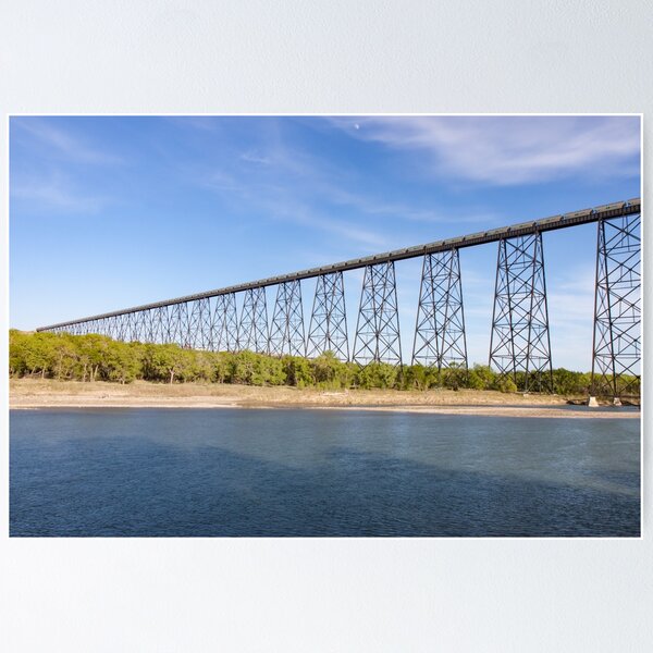 Item preview, Potash Cars Crossing the High Level Bridge designed and sold by Traingeek Images.