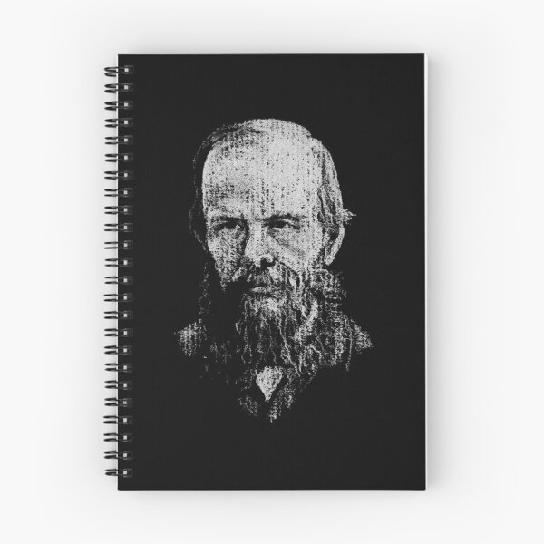 Item preview, Dostoievski, retrato, blanco y negro designed and sold by adamkenney.