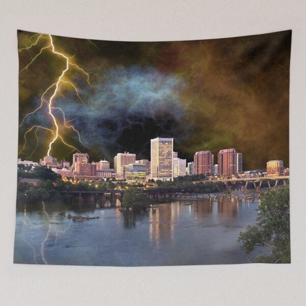 Item preview, Stormy Richmond Skyline designed and sold by Frankie Cat Photography.