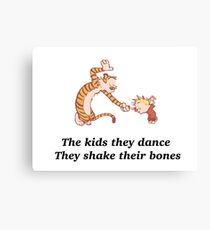 Calvin & the Dead Canvas Print