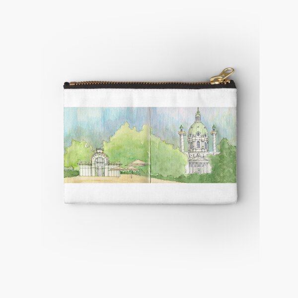 Item preview, Karlsplatz watercolor designed and sold by acceberwokfel.
