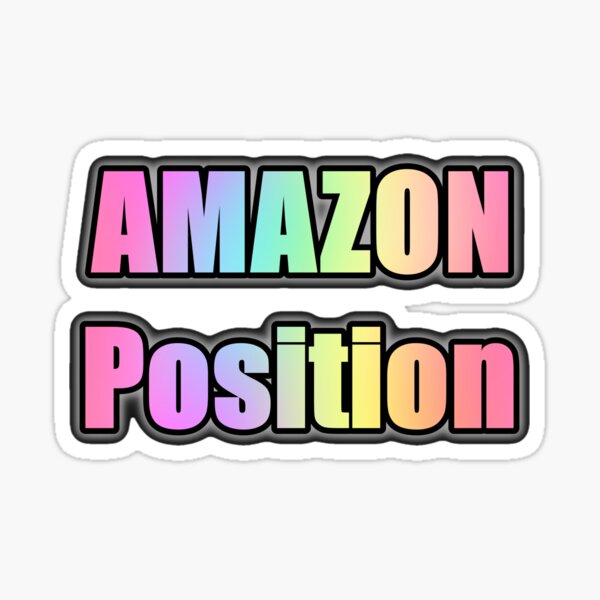 Posición AMAZON - (transparente) Pegatina