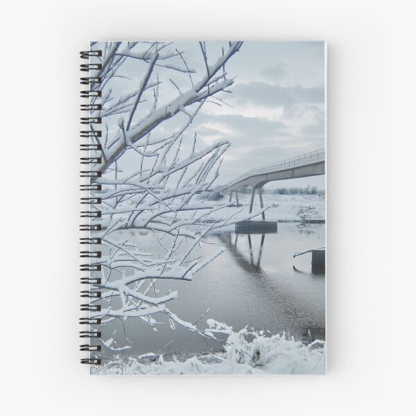 Item preview, Saltney Ferry FootBridge over Almost Frozen River Dee on the Wales/England Border designed and sold by Michaela1991.
