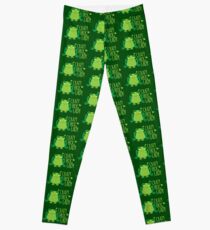 Crazy Frog Lady (New) Leggings