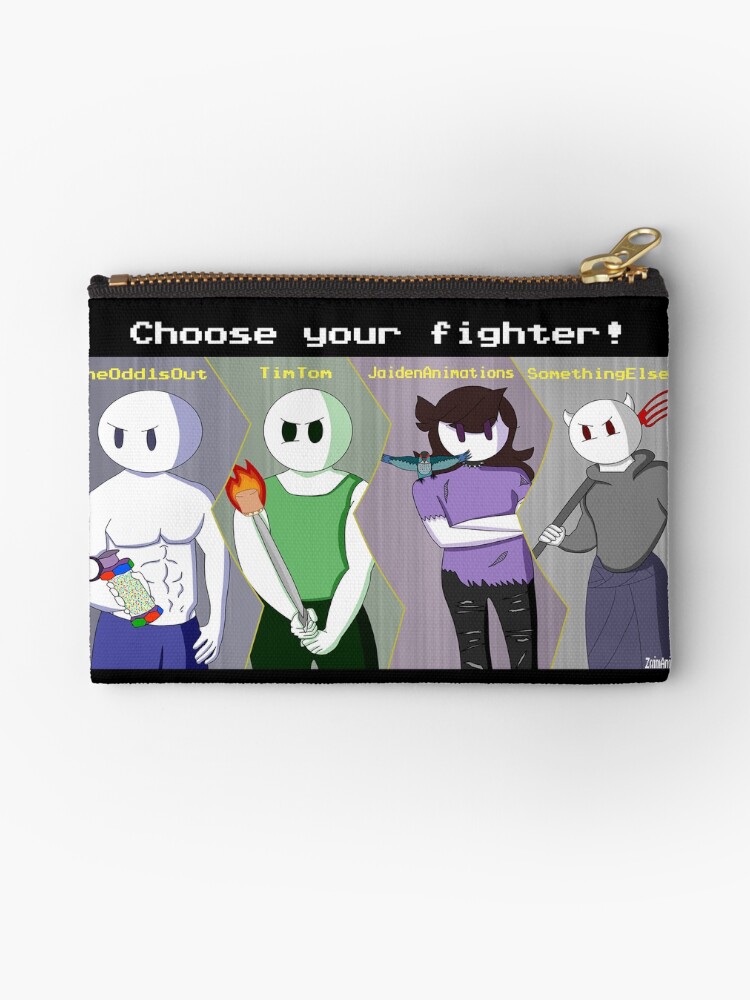 Animation Squad Choose Your Fighter Zipper Pouch for Sale by  zaimrana15