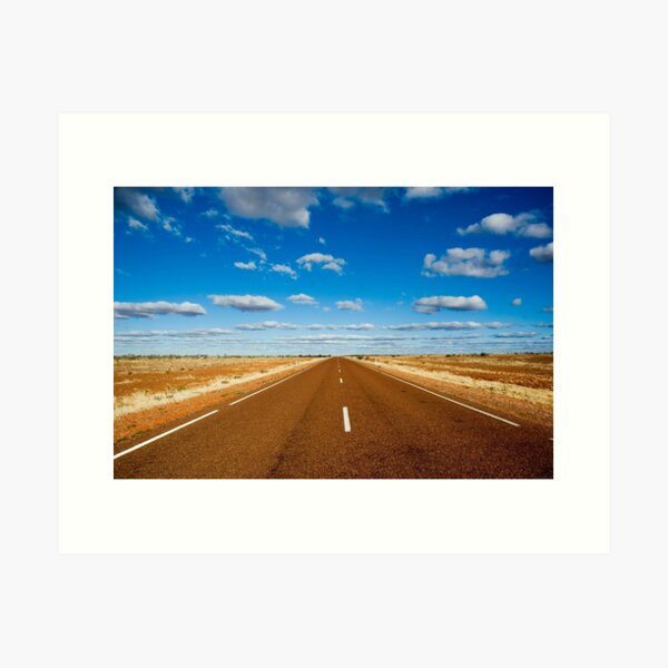 Outback Highway - Central Australia Art Print