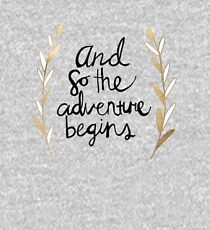 The Adventure Begins Kids Pullover Hoodie