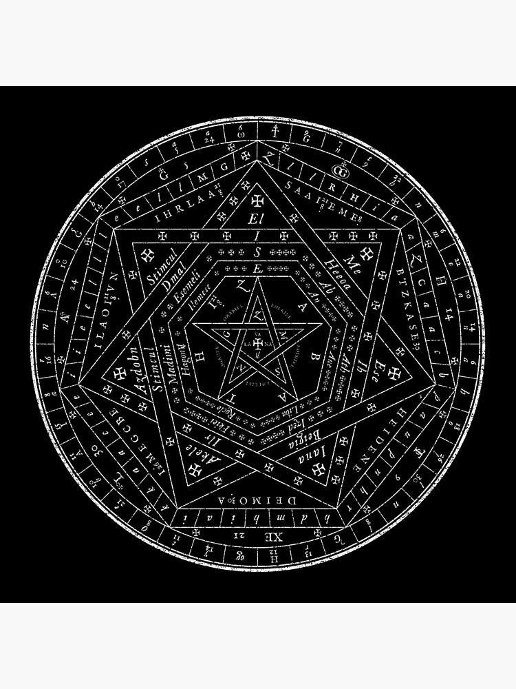 The Magic Seal of Dr John Dee. The Sigillum Dei Aemeth