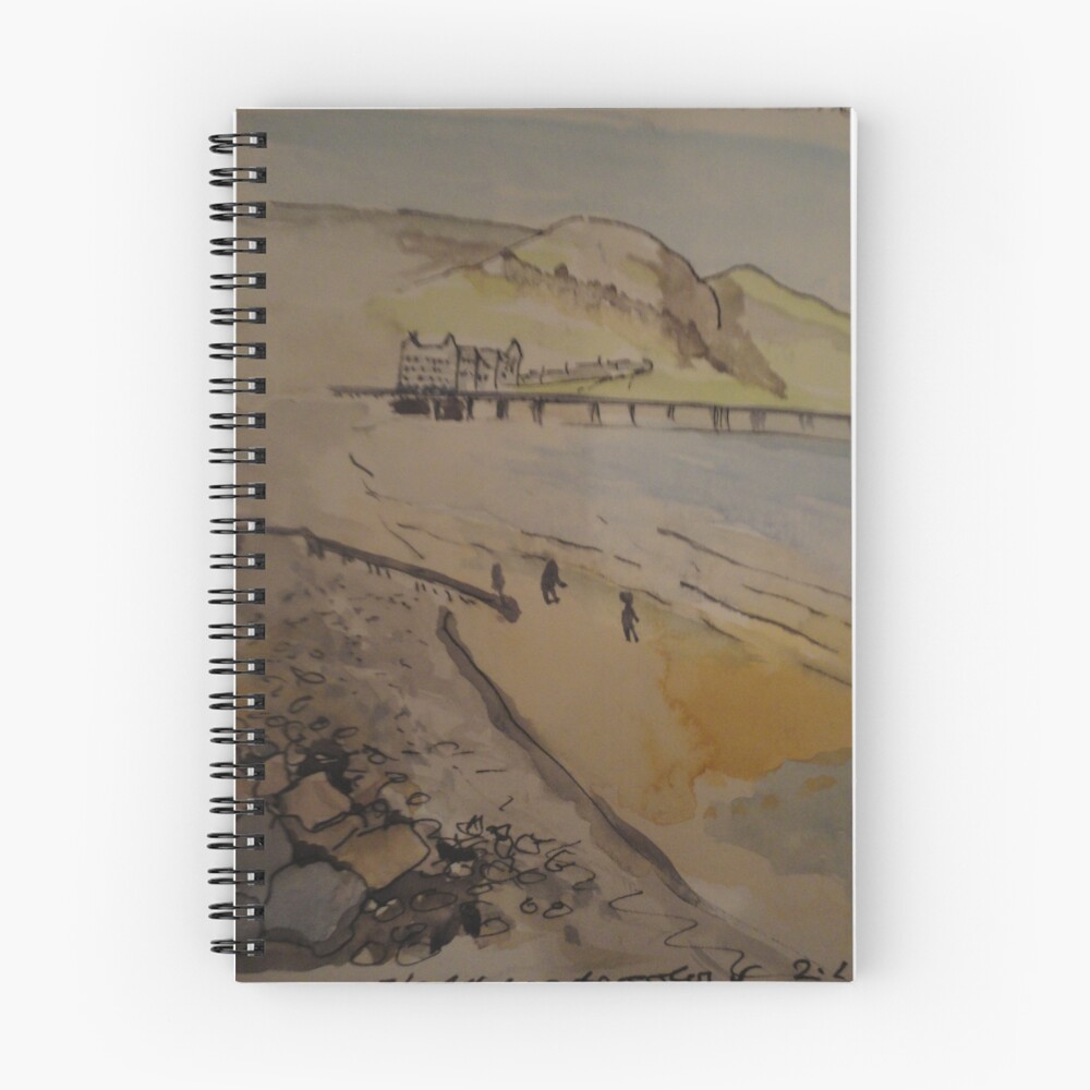 Vista previa del artículo con la obra «Cuaderno de espiral», diseñado y vendido por RuthHunt.