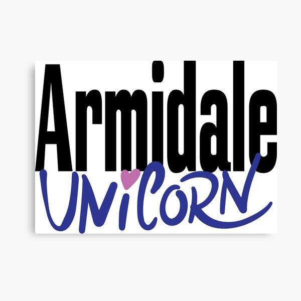 Armidale Unicorn New South Wales Australia Raised Me Canvas Print