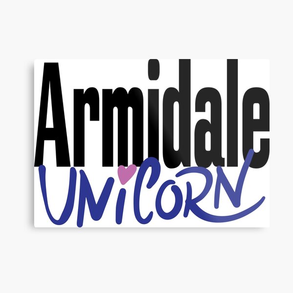 Armidale Unicorn New South Wales Australia Raised Me Metal Print